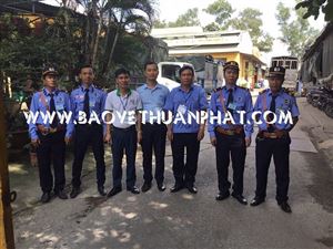 Triển khai bảo vệ nhà máy nhựa Bình Thuận