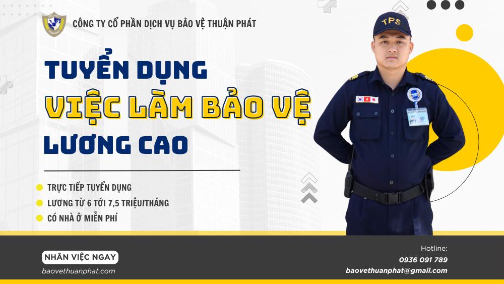 Tuyển dụng tìm việc bảo vệ