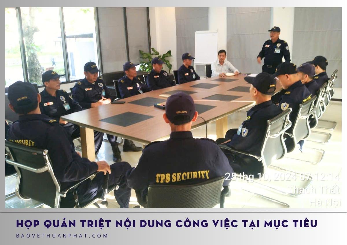 hop quan triet noi dung cong viec tai muc tieu